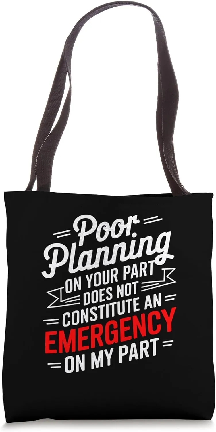 Constitute An Emergency Tote Bag