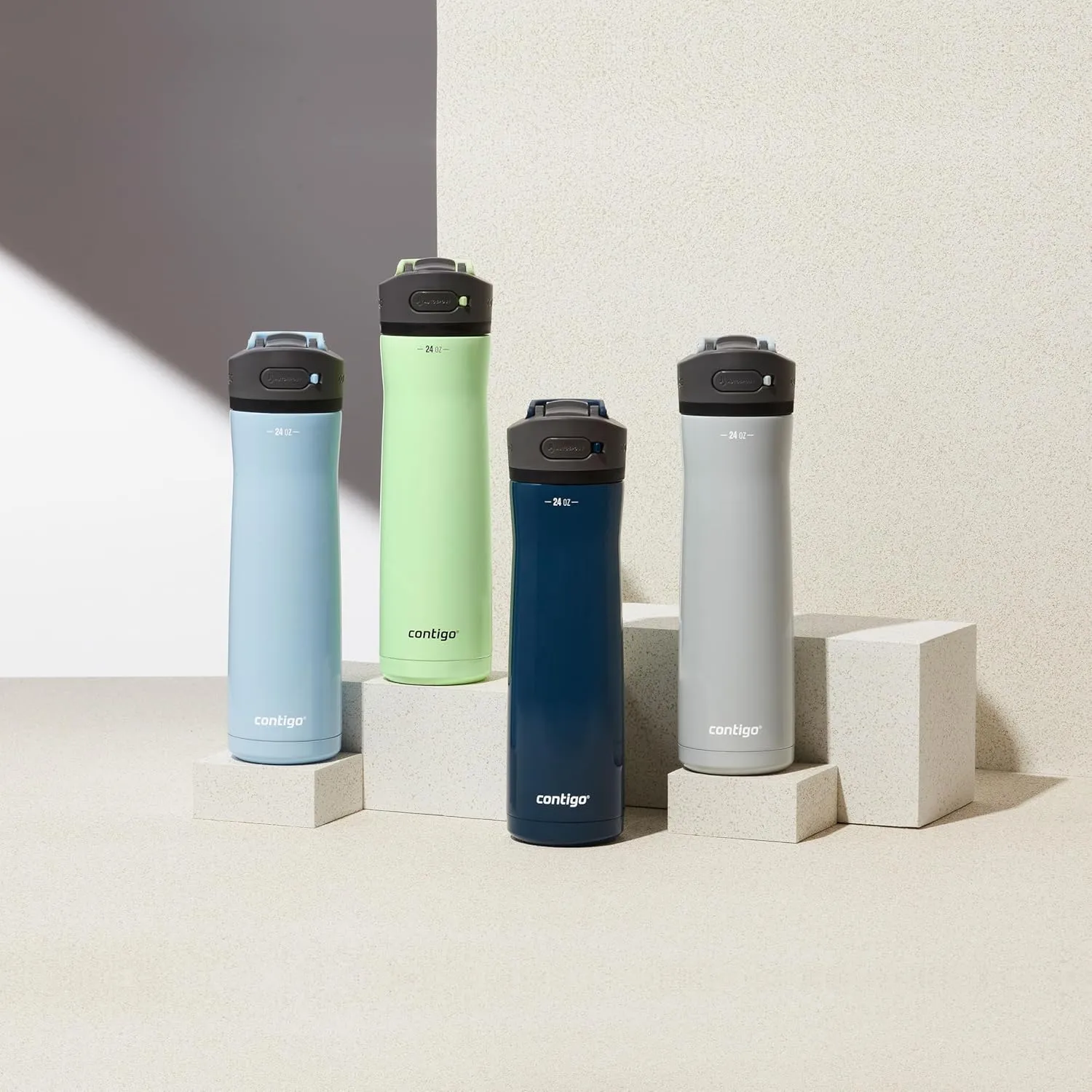 Contigo Ashland 2.0 Water Bottle with AUTOSPOUT Lid, 24oz., Licorice