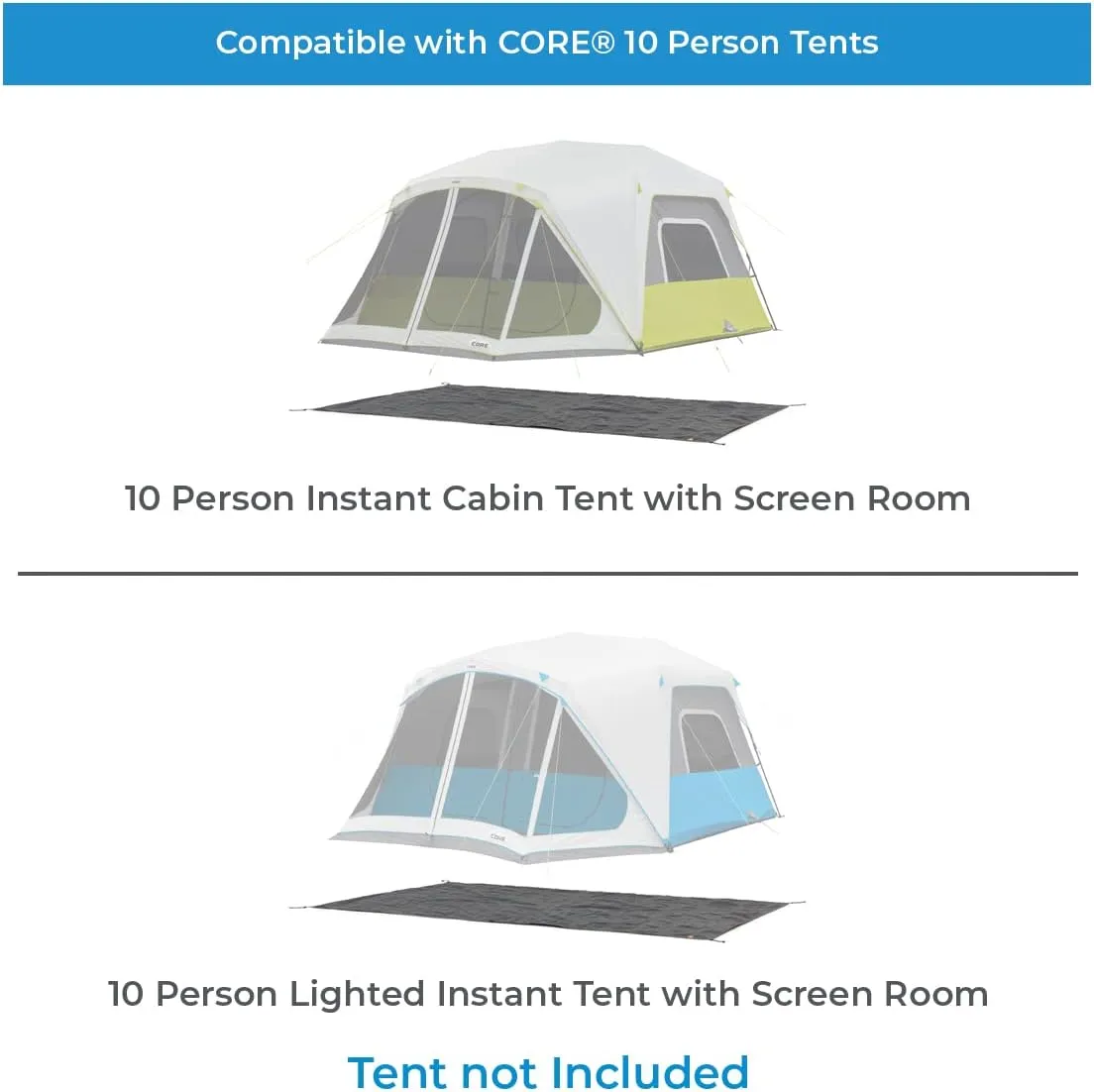 CORE Outdoor Tent Footprints | Perfect Tarp Camping Accessories