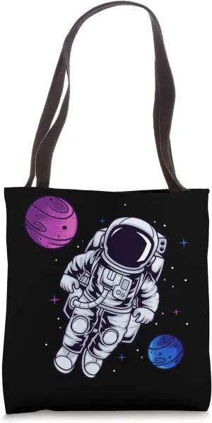 Cosmic Astronaut Exploring The Planets Tote Bag