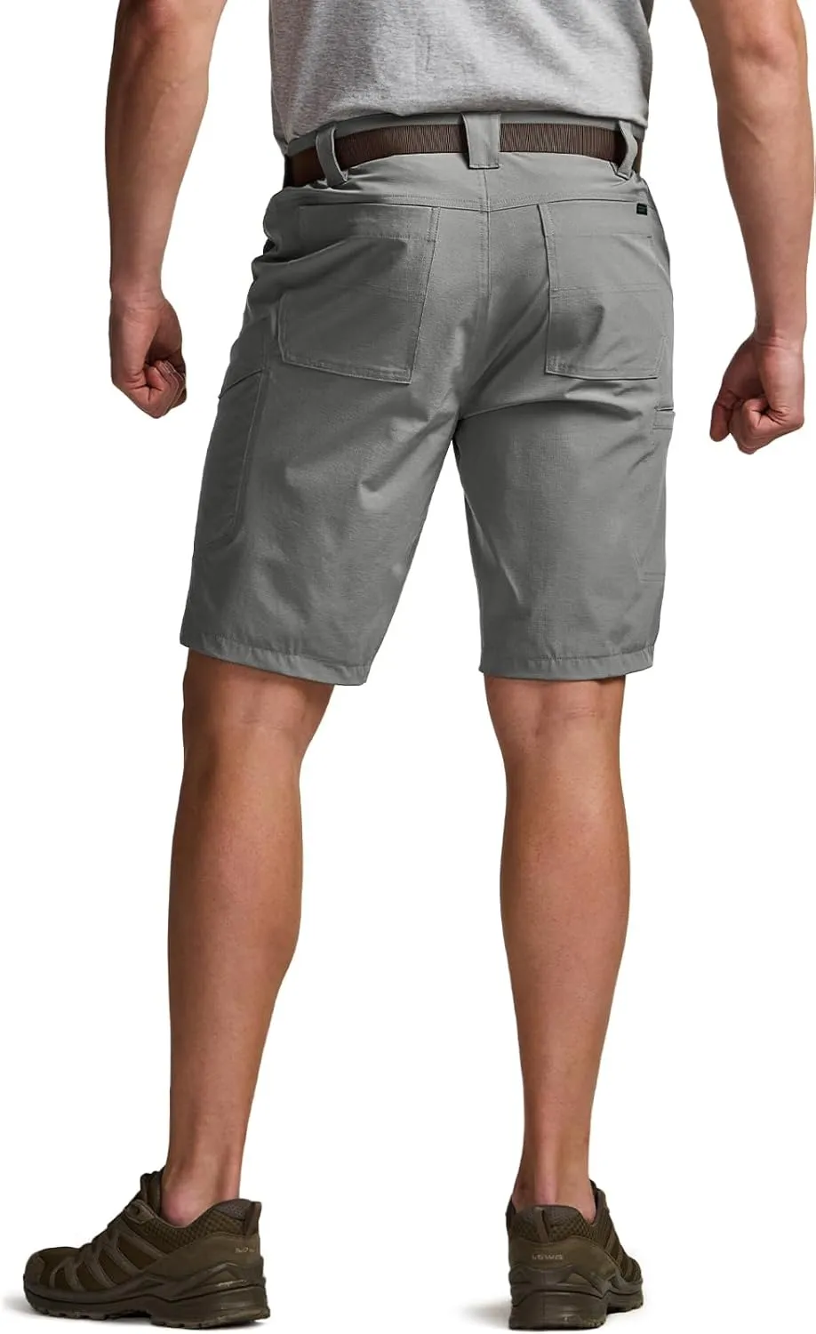 CQR Men’s Quick-Dry Stretch Hiking Cargo Shorts – Lightweight Water-Resistant Tactical Casual, Golf & Outdoor with Pockets