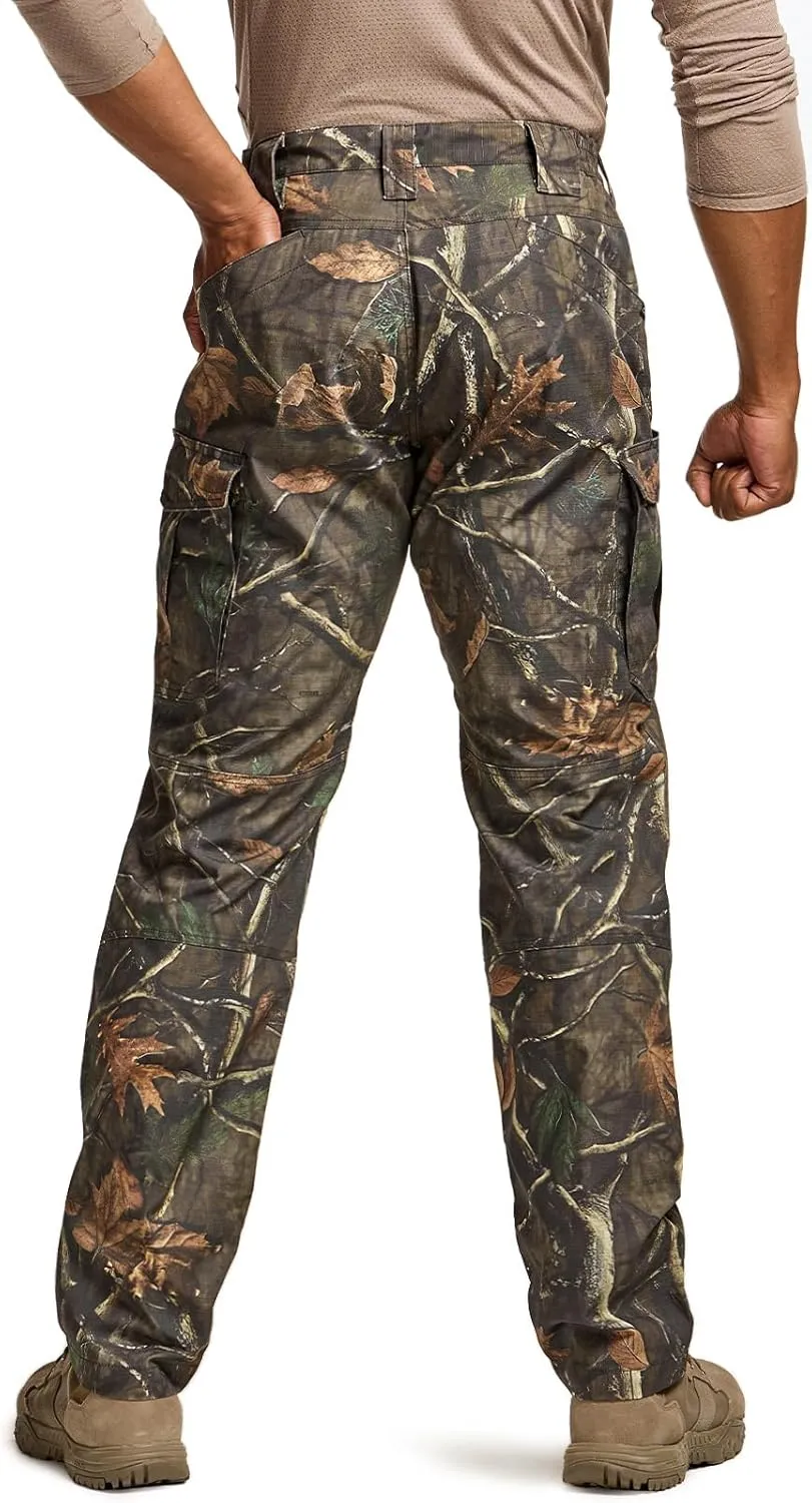 CQR Men's Tactical Pants, Water Resistant Ripstop Cargo Pants, Lightweight EDC Work Hiking Pants, Outdoor Apparel