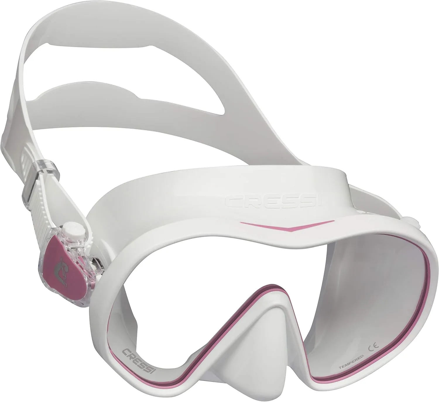 Cressi Single Lens Frameless Scuba Mask & Dry Snorkel for Snorkeling, Scuba Diving, F-Dual & Supernova Dry: Designed in Italy