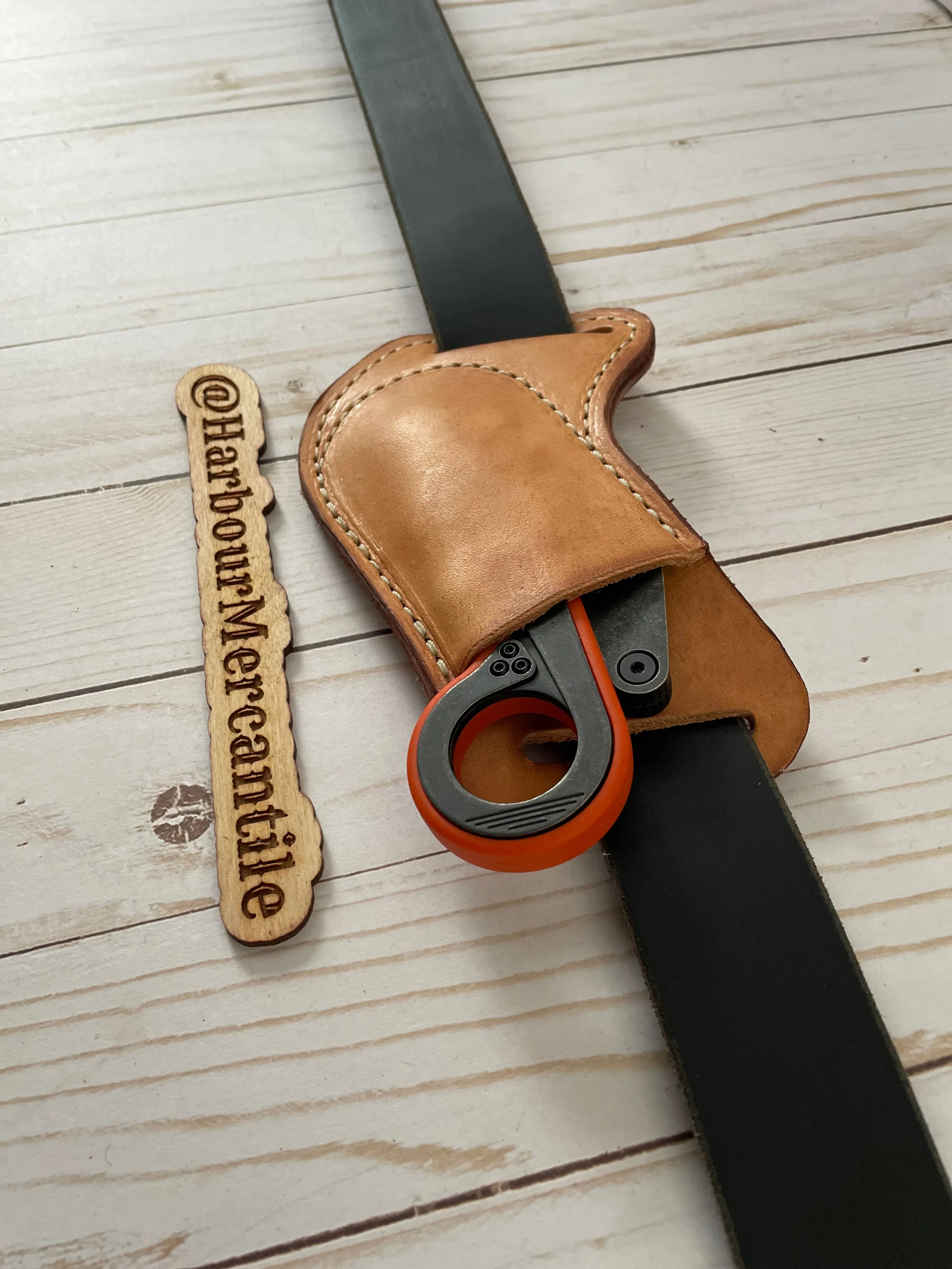 CRKT PROVOKE LEATHER SHEATH tactical sheath provoke sheath Made in USA