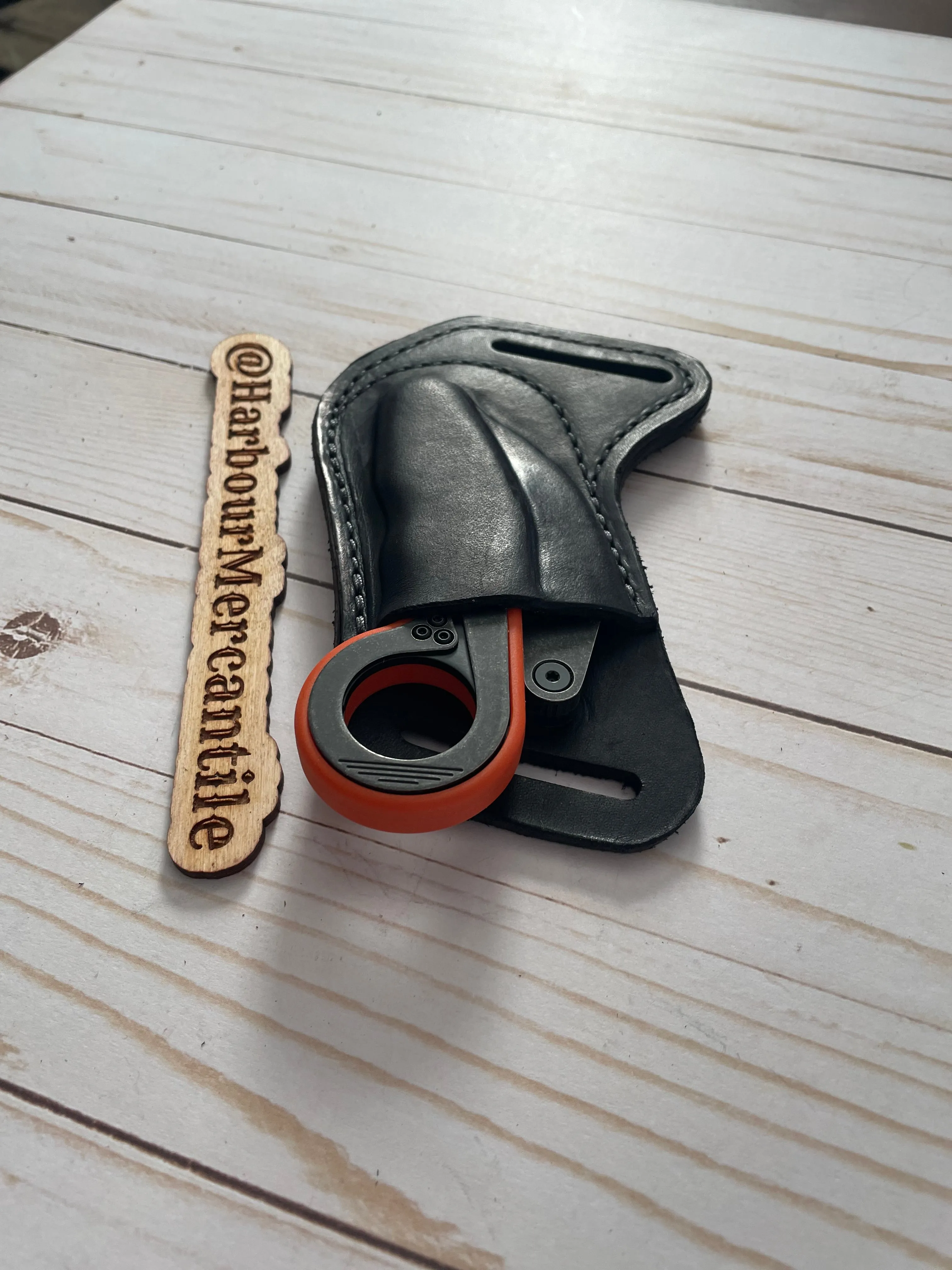 CRKT PROVOKE LEATHER SHEATH tactical sheath provoke sheath Made in USA