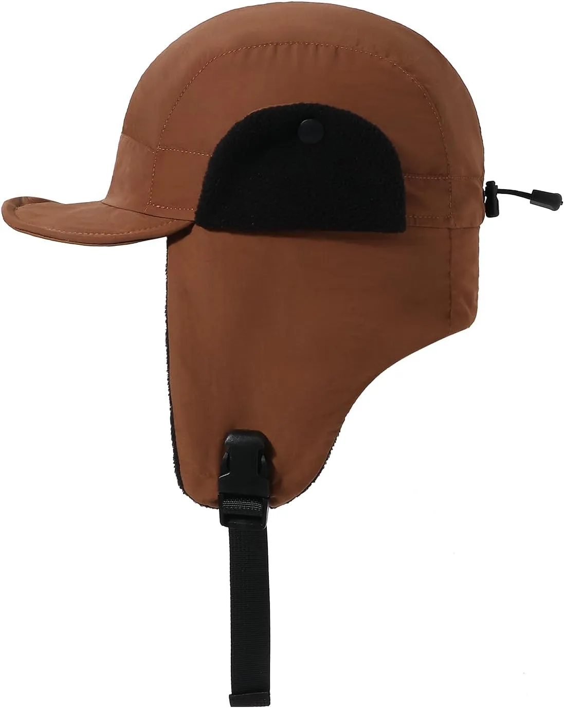 Croogo Men Hunting Ushanka Russian Hats Waterproof Snowboard Ear Flaps Trapper Trooper Hat Eskimo Ski Cap