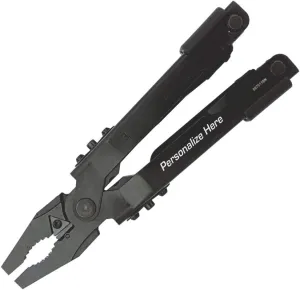 Custom Laser Engraved Gerber 600 Multiplier Multi-Tool - Black Bluntnose