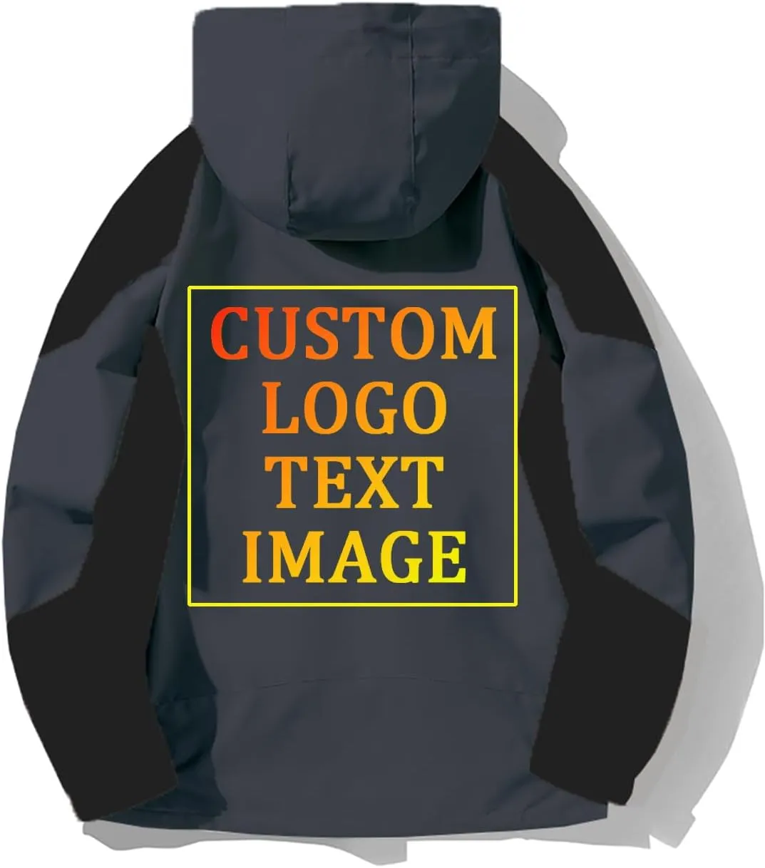 Custom Men's Women's 3-in-1 Ski Jacket Windproof Waterproof Raincoat Fleece Insulated Winter Hooded Coat