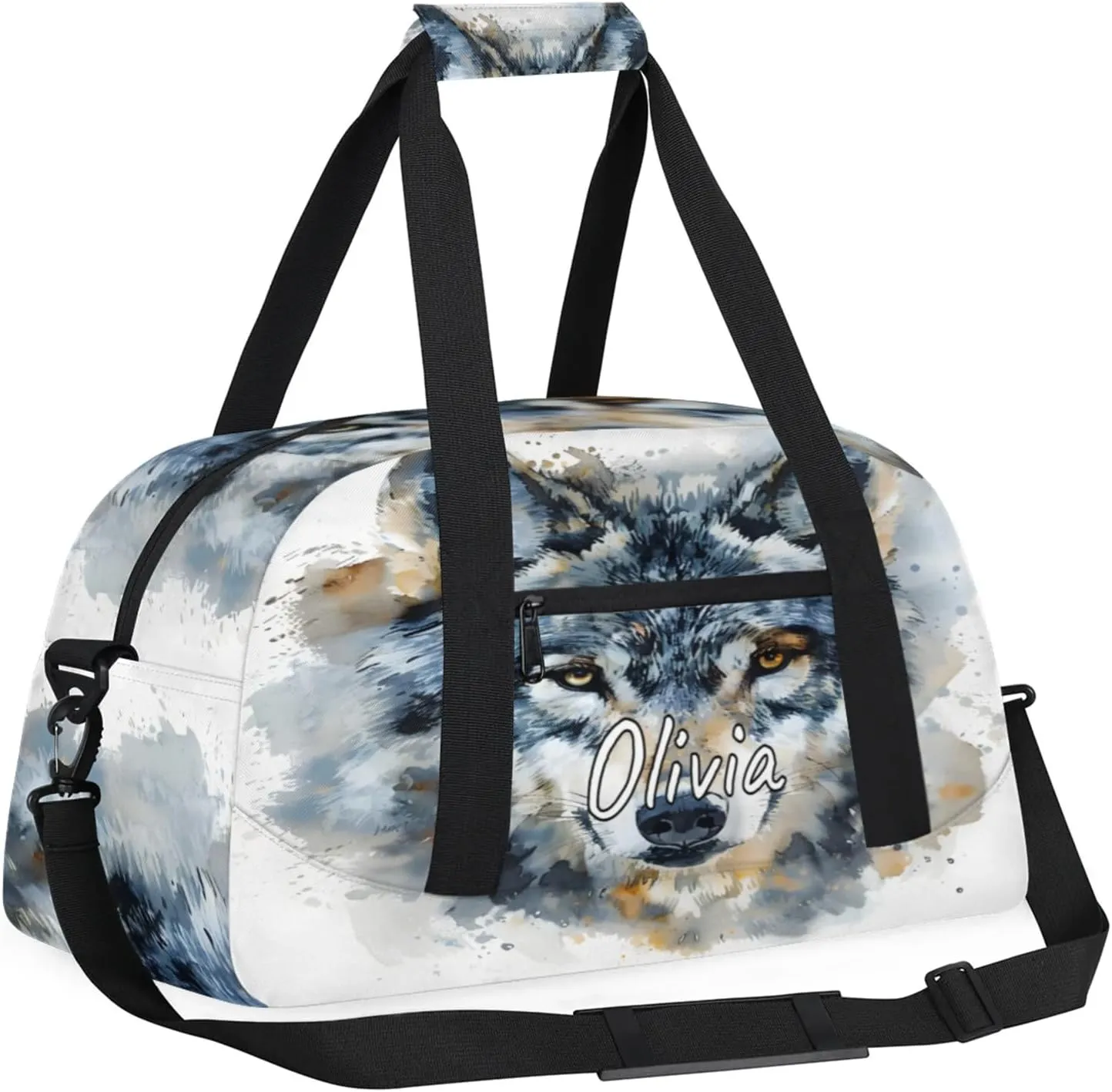 Custom Sports Gym Bag Personalized Name Travel Duffel Bag