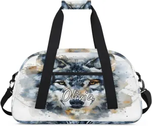 Custom Sports Gym Bag Personalized Name Travel Duffel Bag
