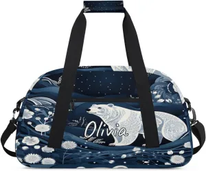 Custom Sports Gym Bag Personalized Name Travel Duffel Bag