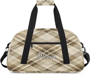 Custom Sports Gym Bag Personalized Name Travel Duffel Bag