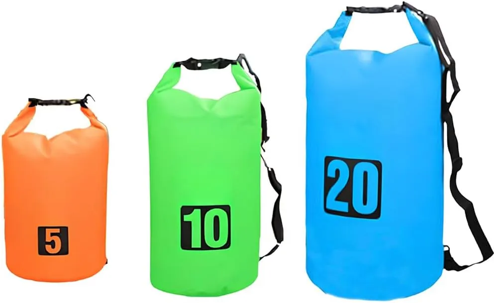 Custom Waterproof Dry Bags - Personalized 5L/10L/20L/30L Floating Lightweight Bags for Kayaking/Fishing/Camping, Customizable with Club Logo (Multiple Colors) (Pink)