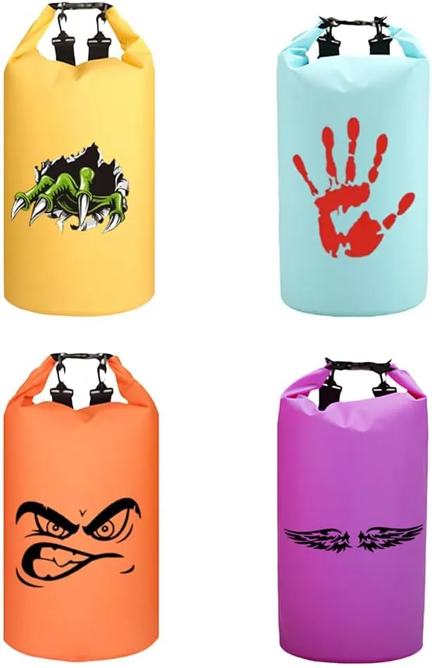 Custom Waterproof Dry Bags - Personalized 5L/10L/20L/30L Floating Lightweight Bags for Kayaking/Fishing/Camping, Customizable with Club Logo (Multiple Colors) (Pink)