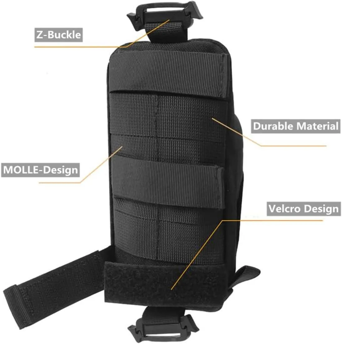DEEYOTA Military Tactical Shoulder Bag, 2-Pack Backpack with MOLLE, Accessory Pouches and EDC Tool Pockets