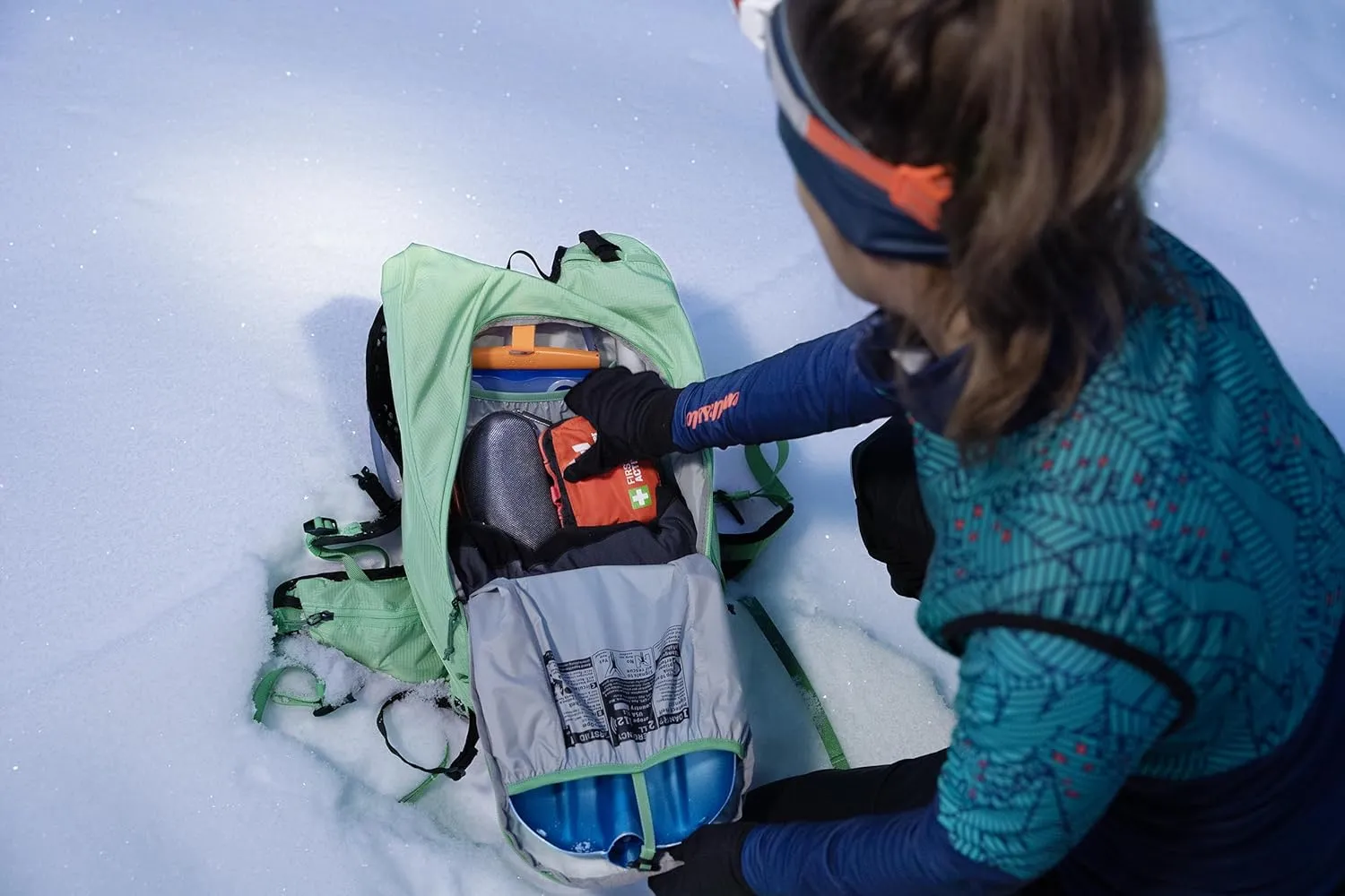 deuter Updays 26 Lightweight Ski Backpack, cactus-sprout