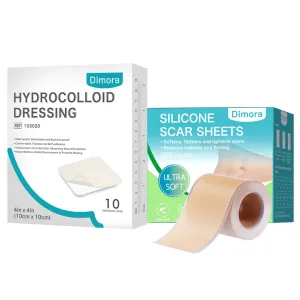Dimora Hydrocolloid Dressing & Silicone Scar Sheets