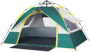 Dome Tents Outdoor Camping Instant Pop Up Tent, Thickened Windproof Rainproof for 2-3 Person Automatic Quick Opening