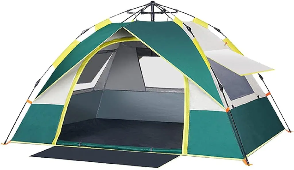 Dome Tents Outdoor Camping Instant Pop Up Tent, Thickened Windproof Rainproof for 2-3 Person Automatic Quick Opening