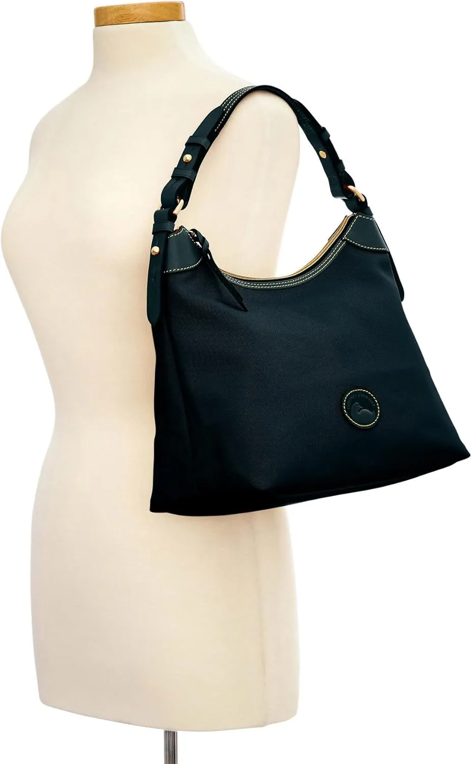 Dooney & Bourke Women's Large Erica Shoulder Bag in Nylon, with Adjustable and Detachable Shoulder Strap