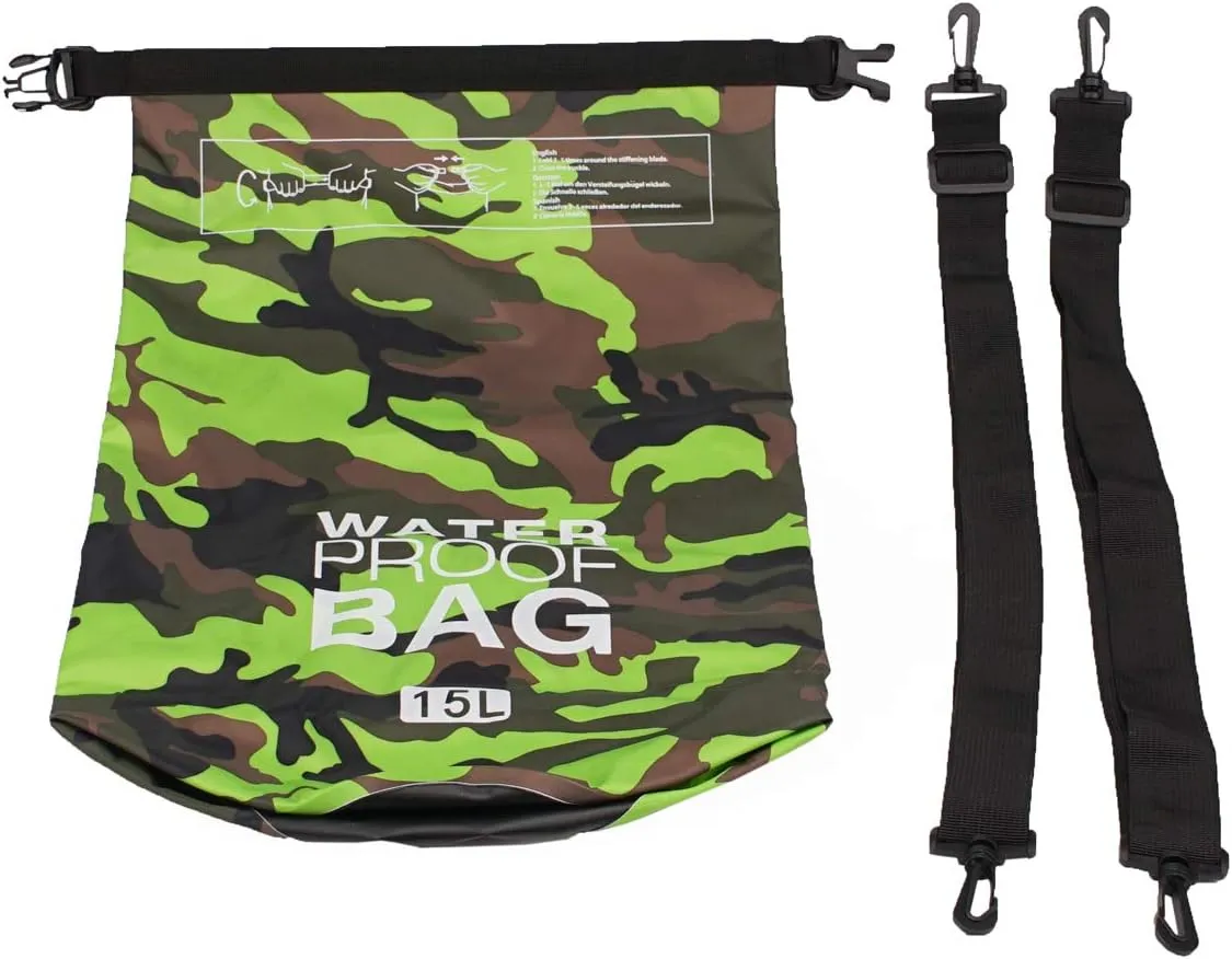 Dry Bag Waterproof, Floating and Lightweight Bags for Kayaking, Boating, Fishing, Swimming and Camping with Waterproof Phone Case