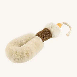 Dry Body Brush Coir Handle  -Large