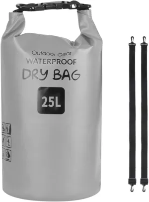 Dry Pouch，Outdoor Beach Buckled Storage Sacks Waterproofs Dry Bag Swimming Bag Floating Bags for Camping Hiking Trekking