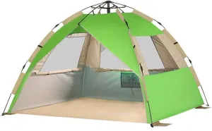 Easy to Assemble Family Tent Outdoor Awning Awning Portable Easy Installation Tent Ultralight Family of 3-4 People Outdoor Tent Blue (Green)