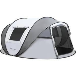 EchoSmile Camping Instant Tent, 5 Person Pop Up, Easy Setup, Weather Resistant
