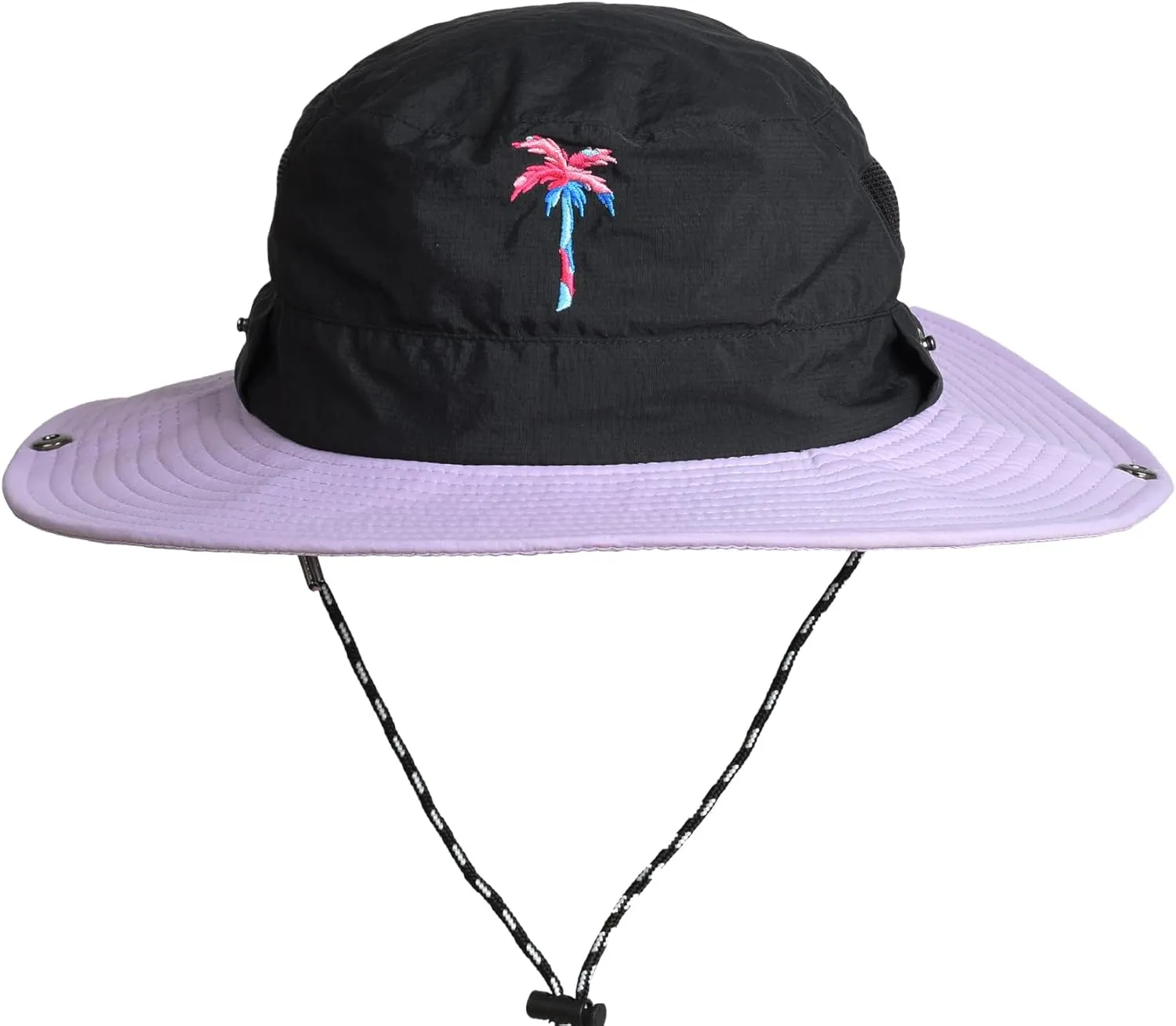 EDTREK Adventure Sun Hat for Womens Mens Kids Wide Brim Boonie with Sunglasses Hole Breathable Beach Hat