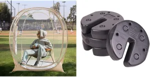 EighteenTek All Weather Sports Tent and Canopy Weights Set for Outdoor Events