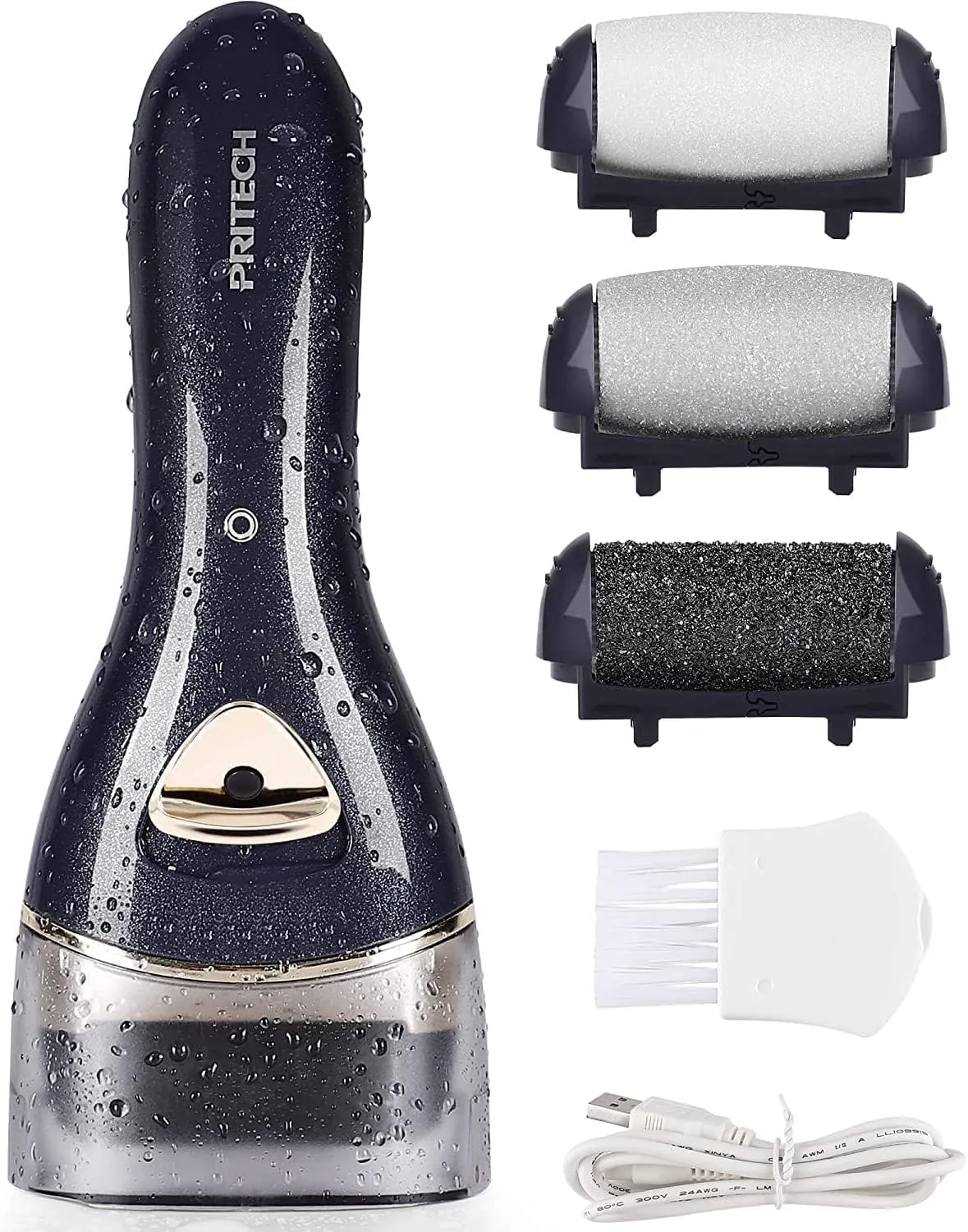 Electric Foot Callus Remover, Electronic Foot File Pedicure Kits, Rechargeable Portable Callus Remover for Feet, Professional Pedicure Tools, Foot Care Perfect for Dead Skin Ideal Gift