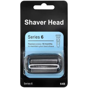 Electric Shaver Foil Replacement Head Upgrade for B- raun 64B 6 Series 6075cc 6020s 6040cs 6072cc 6075cc 6090cc(2025 Update)