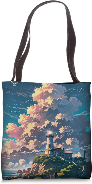 Emerald seas guided by fading light Tote Bag