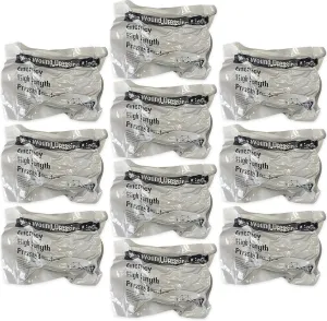 Emergency Compression Bandages, Multi-Pack Sterile Israeli Bandages for First Response, 4" x 7' - Essential for Medics, Military, and Outdoor Emergencies (10)