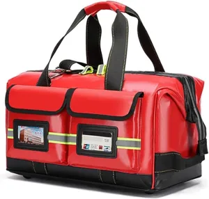 Emergency Medical Assistant Bag Empty, Medicine Storage Bag, Professional First Responder Bag with Multiple Pockets for First Aid Kit and Nursing Supplies ( Color : A , Size : 40*23*25cm )