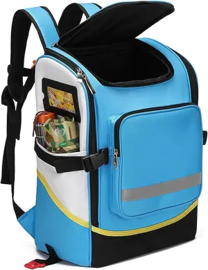 Emergency Medical Backpack Empty, First Responder Bag Trauma Backpack Empty, for EMT, Paramedic, Nurses, Tactical Medics(Blue,48 * 33 * 25CM)