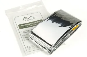 Emergency Mylar Sleeping Bag 84” x 36” - Emergency Blanket