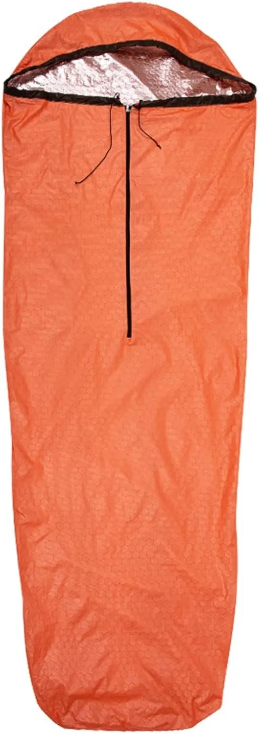 Emergency Sleeping Bag Lightweight Waterproof Thermal Bivy Sack Cover Blanket Heat Retention Shelter Survival Kit