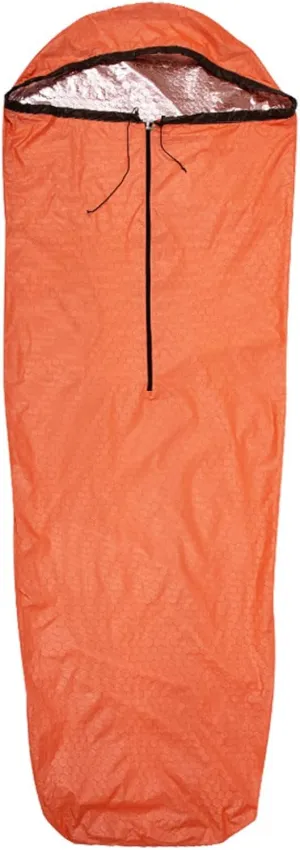 Emergency Sleeping Bag Lightweight Waterproof Thermal Bivy Sack Cover Blanket Heat Retention Shelter Survival Kit