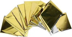 Emergency Survival Space Blankets, Thermal Compact Waterproof Reflective Blankets for Cam, Hiking(lden)