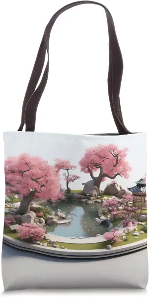Eternal Serenity A Korean Garden Afloat in Blossom Magic Tote Bag