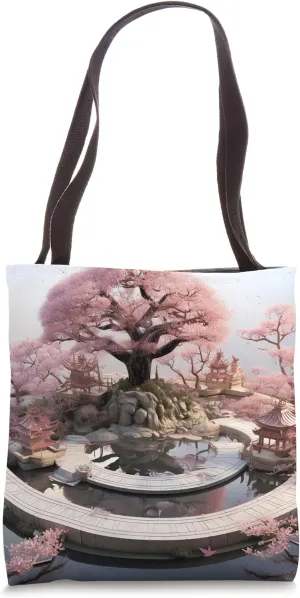 Eternal Serenity Blossoms Adrift in Circular Zenith Tote Bag