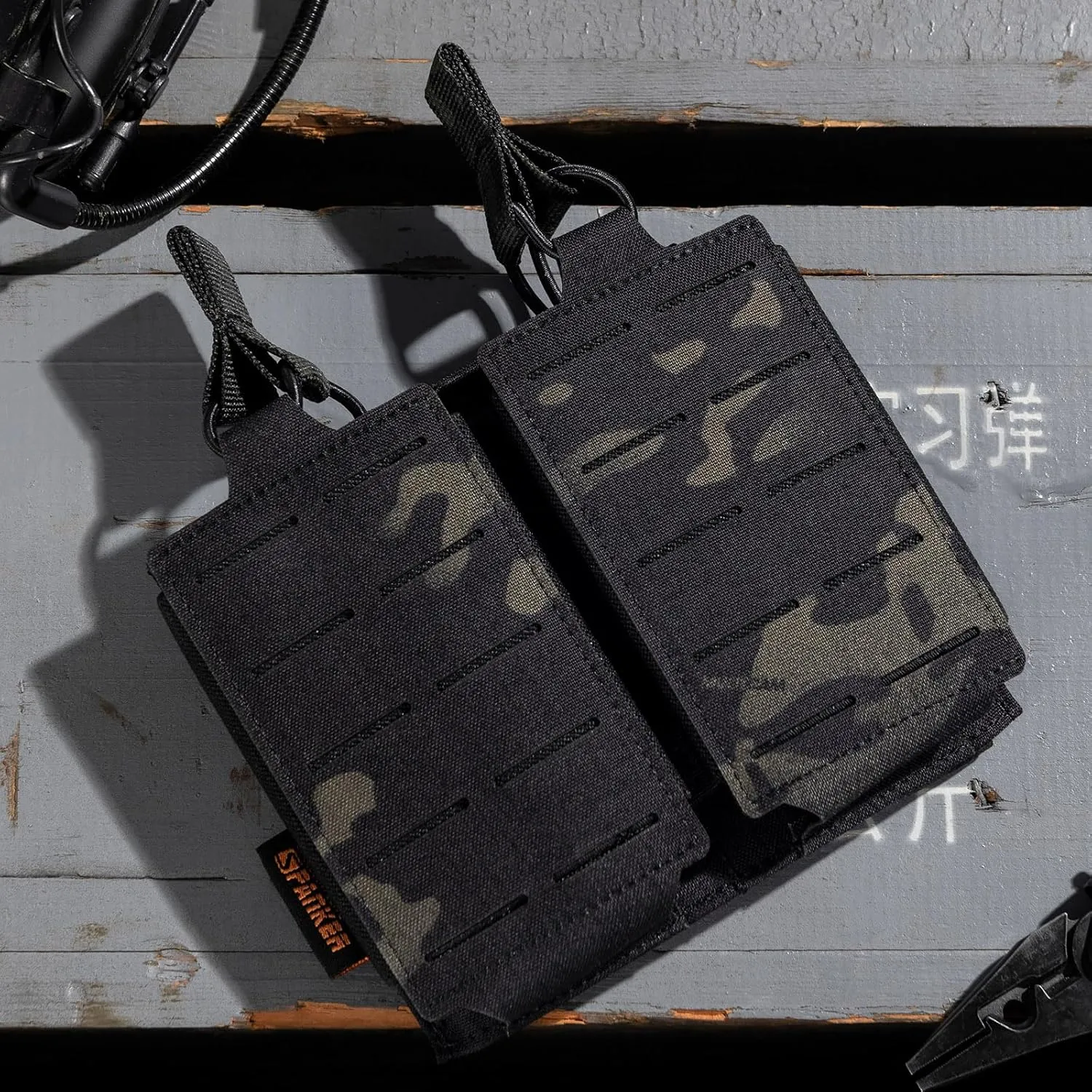 EXCELLENT ELITE SPANKER Tactical Mag Pouch Open-Top Single/Double/Triple Molle Magazine Pouch for Magazines M4 M16 AR-15 5.56