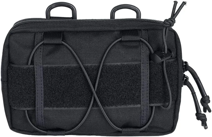 EXCELLENT ELITE SPANKER Tactical Molle Admin Pouch Compact Utility EDC Tool Bag with Shoulder Strap Nylon Belt Waist Bag for Tactical Accessories