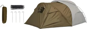 Extended Front Camping Tent for Backpacking Mountaineering with Sun Protections and Breathable Meshes Designs