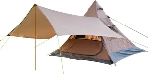 Family Pyramid Tent Teepee Pyramid Tent Teepee Tent Indian Adult for 3-4 People Festival Party Tent Teepee