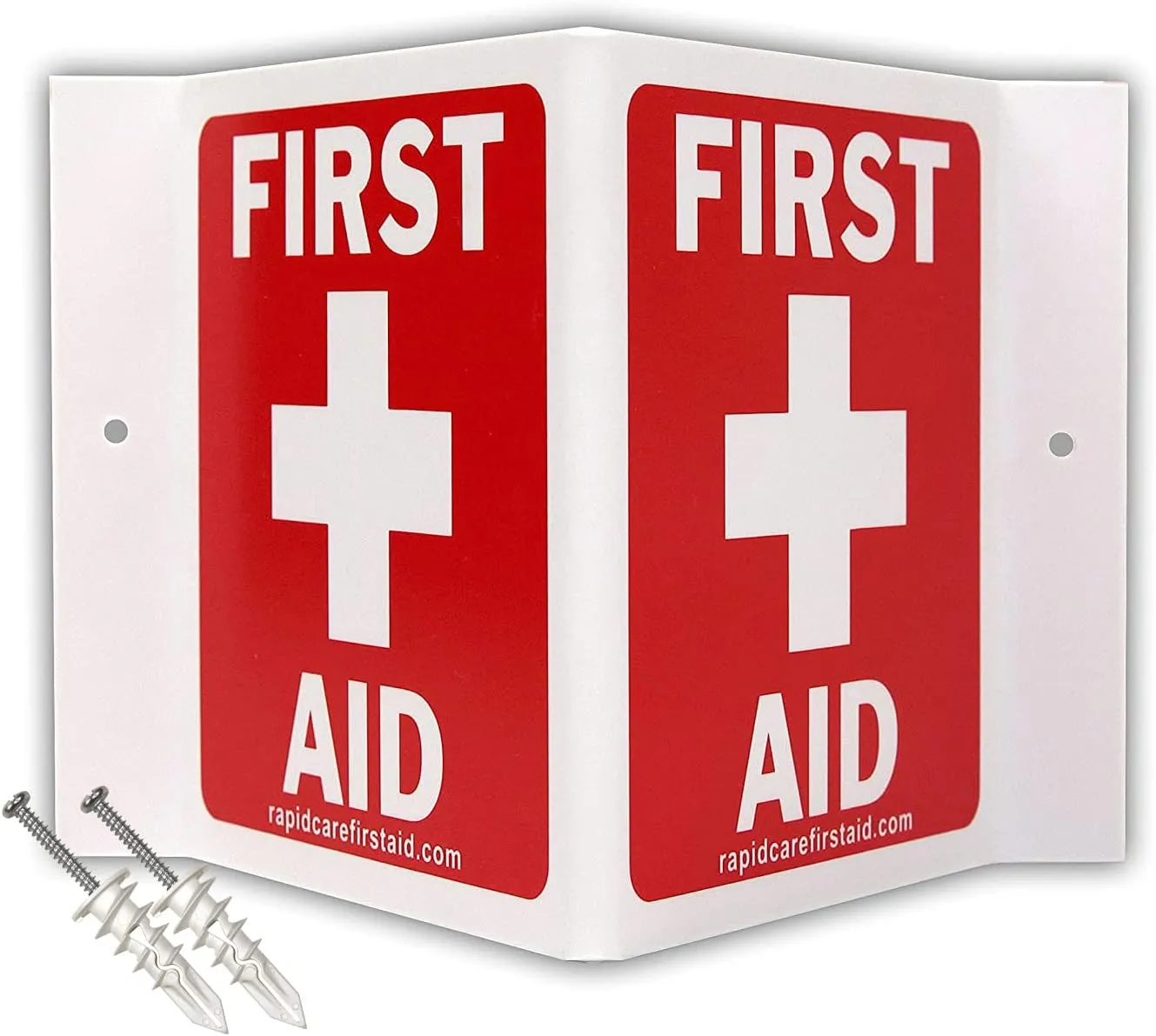 First Aid 80098 3 Shelf All Purpose First Aid Kit Cabinet, Class A , Exceeds OSHA/ANSI Z308.1 2015, Wall Mountable