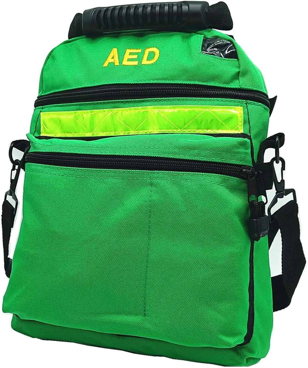 First Aid Bag AED Medical 1st Aid Empty Rescue Defibrillator First Responder Bags for Emergency Critical Healthcare Protection (Bag Only) (Green)