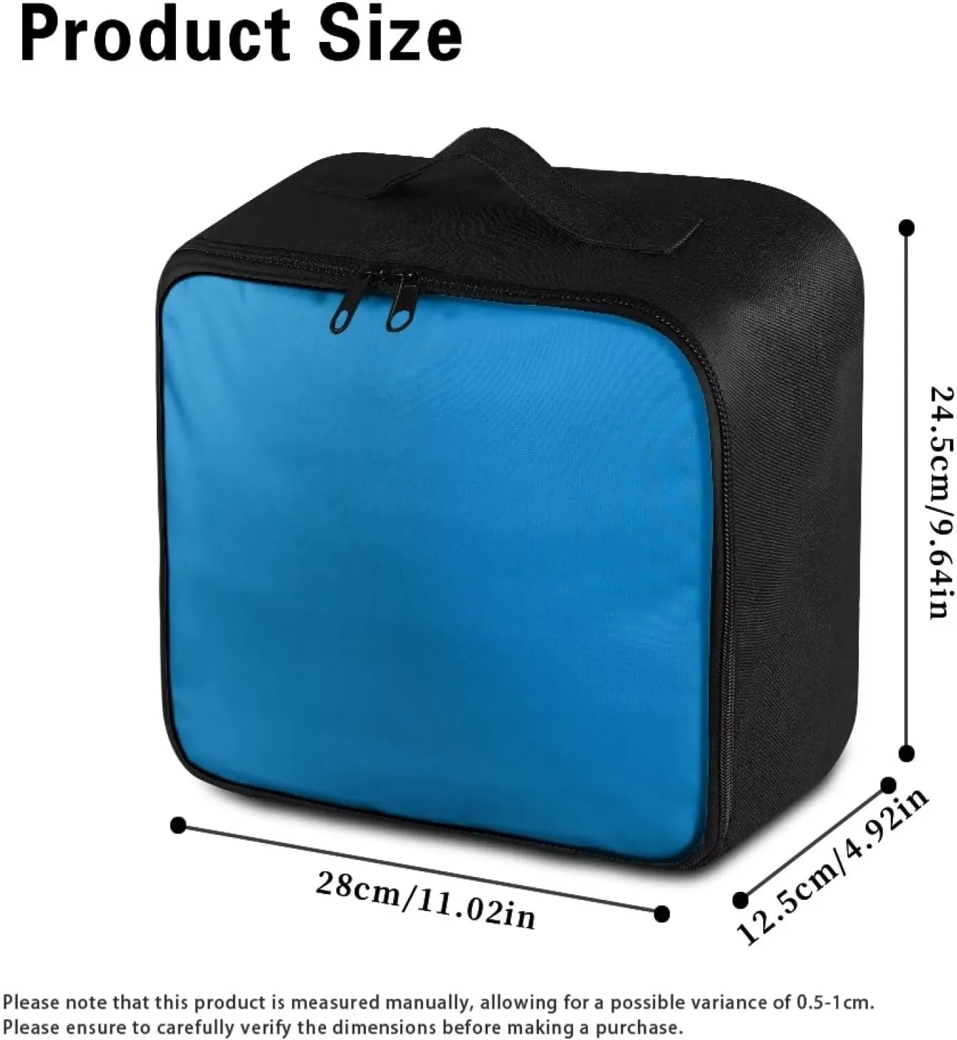 First Aid Bag Empty Organizer Blue Small Empty Emergency Medical Bag Portable Empty Storage Compact Survival Medicine Pouch for Home Outdoor Travel Camping Hiking